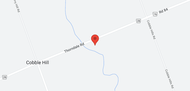 map of 18065 THORNDALE ROAD